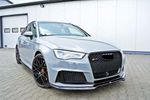 Карбоновая губа переднего бампера для AUDI RS3 2015 - 2016 Ауди аэродинамический обвес