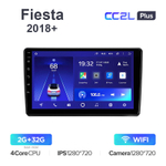Teyes CC2L Plus 10,2"для Ford Fiesta 2018+