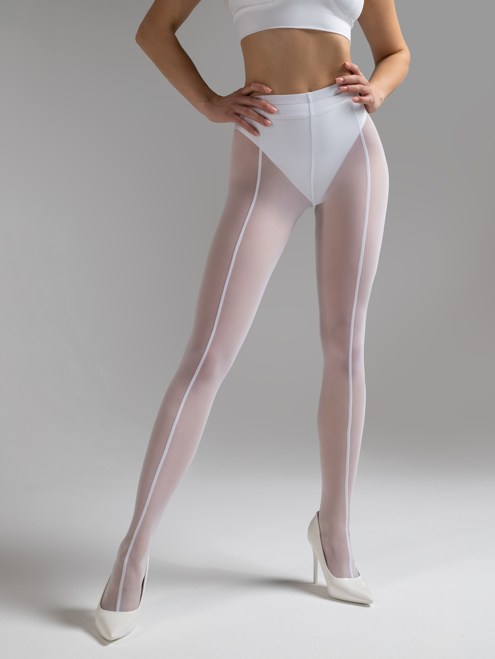 Лосины Heartbreaker Front, Белый