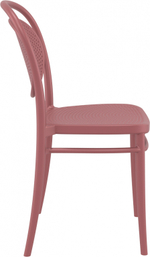 Стул пластиковый Siesta Contract Marcel, марсала