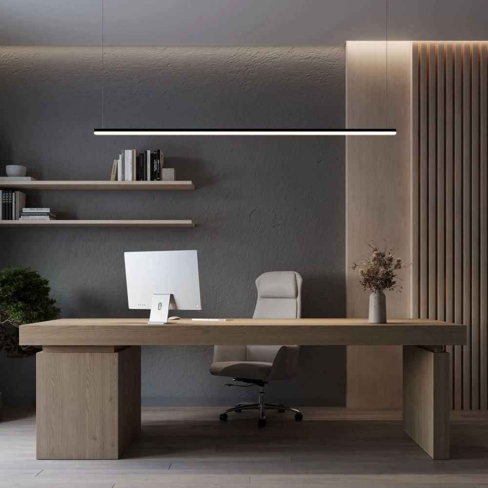 Профиль с экраном LINE-D-3030-2000 SQUARE BLACK+OPAL (Arlight, Алюминий) 055073