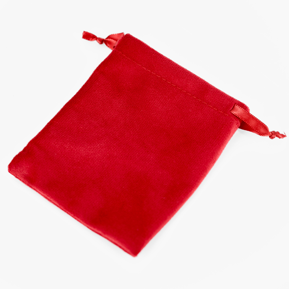 Плюшевый мешочек 100×120 мм упаковка украшений и подарков