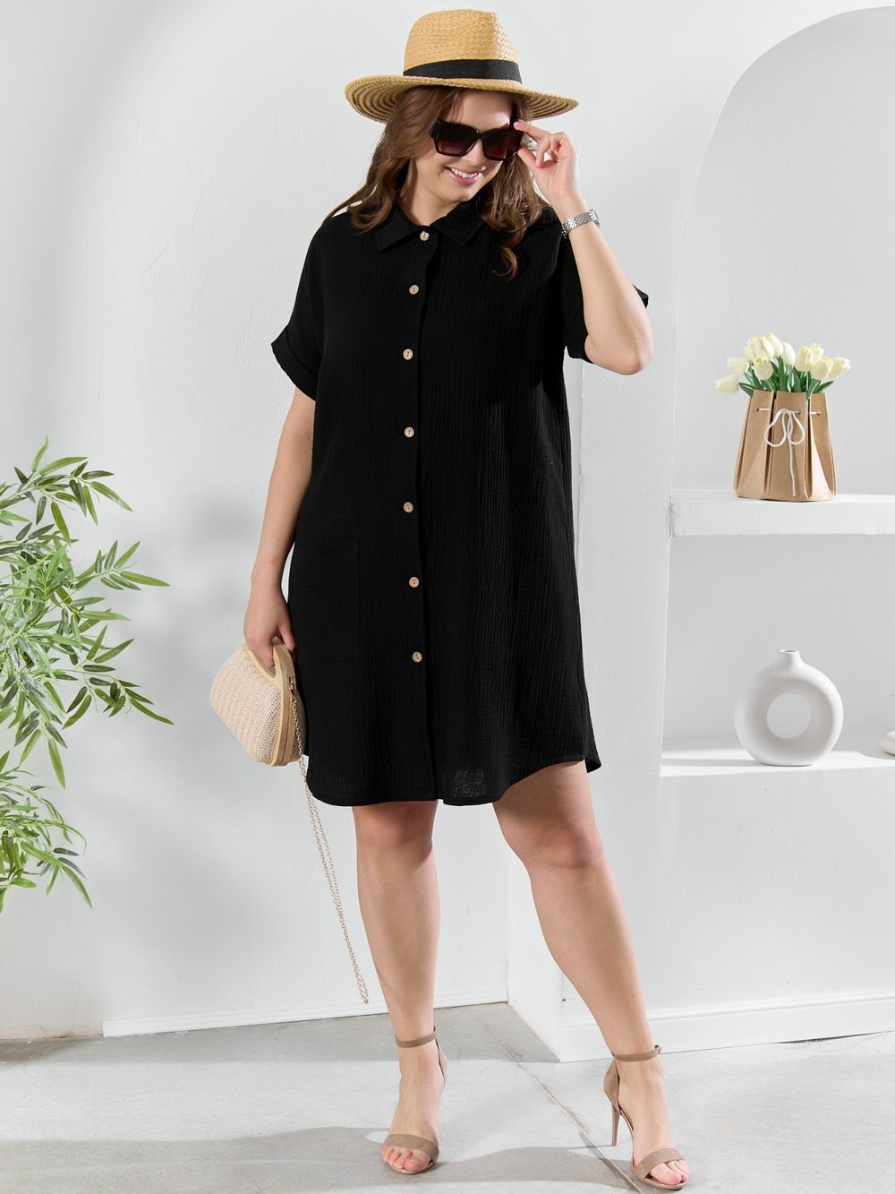 Платье Вуаль-5 Виотекс ЧЁРНЫЙ