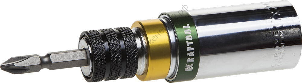 KRAFTOOL Expert 17/21 мм, 2 шт, Бита с торцовой головкой с фиксатором (26399-H2)