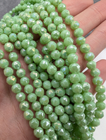 Бусины стеклянные шар в огранке 6мм