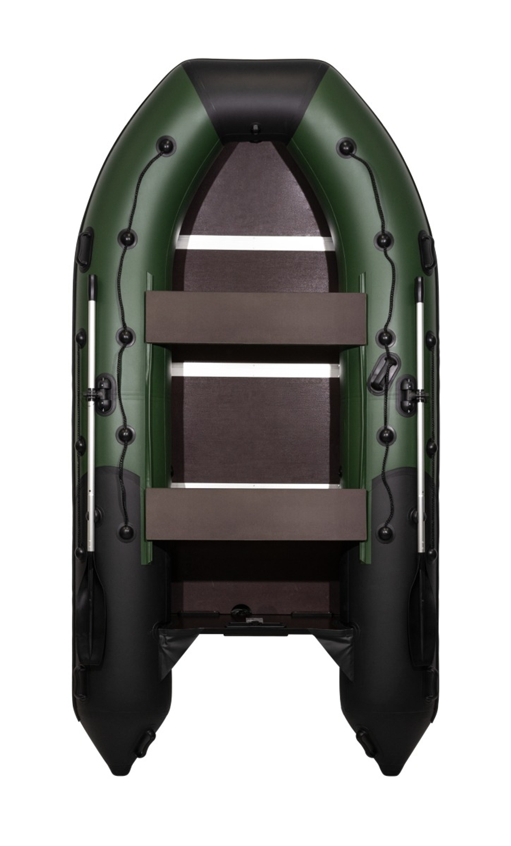 Ривьера Максима 3400 СК комби зеленый-черный (лодка ПВХ)
