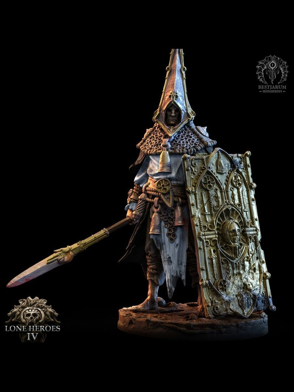 Рыцарь колокола Penitent Crusade Knight of the Bell 32мм миниатюра