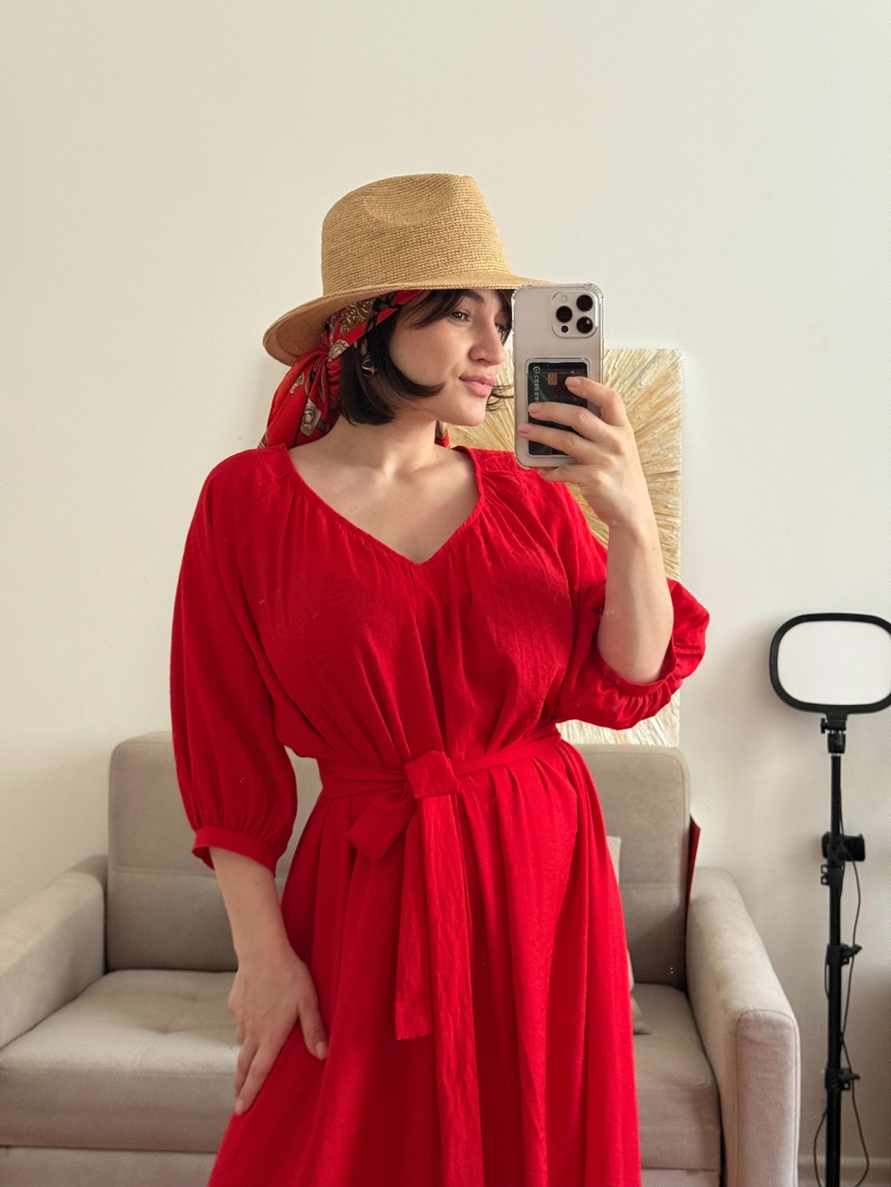 Платье льняное ЧИЛИ