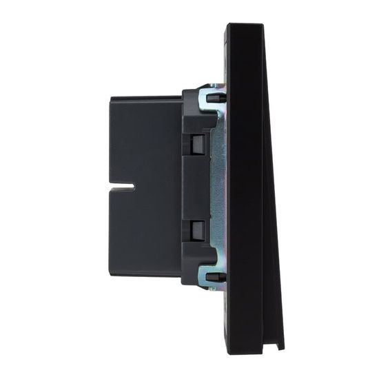 Выключатель STRONG 2 кл перекрестный (переключатель) 10А с/у антрацит KRANZ