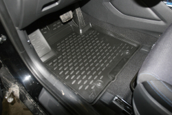 Коврики Standard, 3D в салон HYUNDAI Tucson, 2015- , 4 шт. (полиуретан, чёрные) Element.CARHYN00001