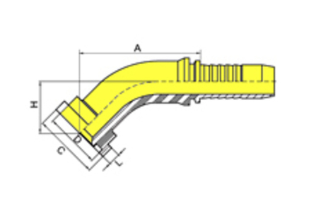 Фитинг DN 38 SFL 2 71.4 (45)