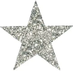 Звезда из пенофлекса 500 мм, серебро, ПромЕлка (Z-500SILVER)