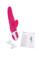Вибратор Satisfyer Vibes Mr. Rabbit силикон красный 22,1 см