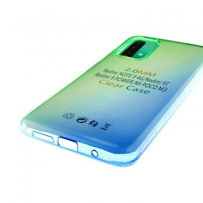 Чехол для Xiaomi Poco M3 Градиент, ТПУ, 012962