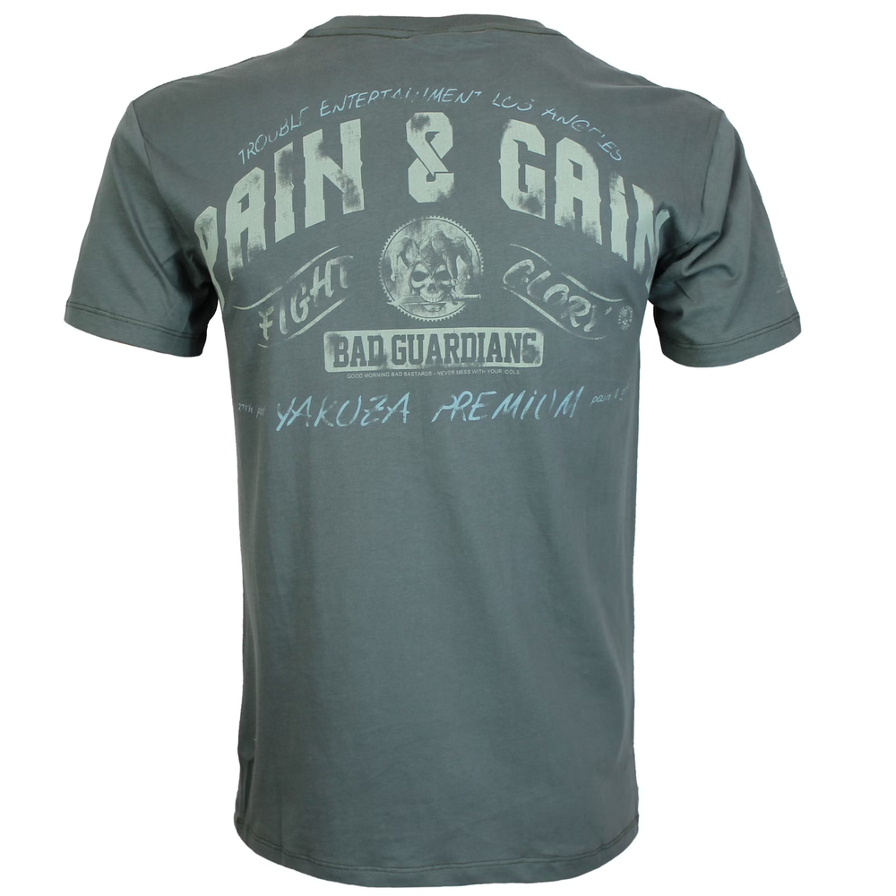 Футболка серо-оливковая Yakuza Premium 3914