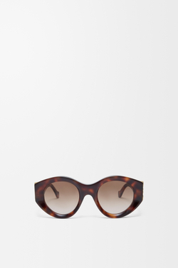 Loewe Солнцезащитные очки Maxi Anagram Butterfly, черепаховый