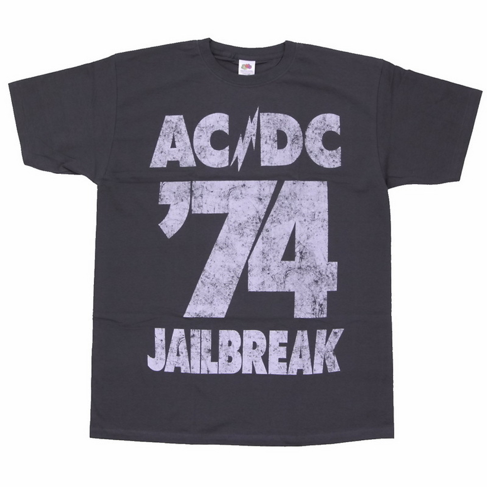 Футболка AC/DC 74 Jailbreak (графит)