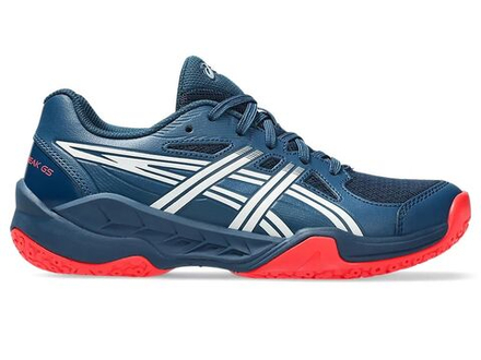 Детские теннисные кроссовки Asics Gel-Powerbreak GS - mako blue/white