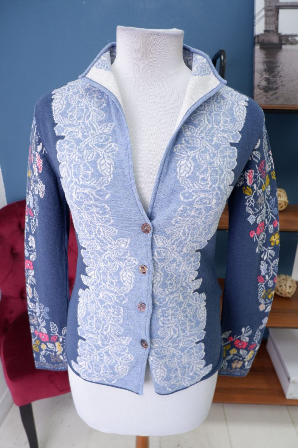 Жакет Ivko красивый шерстяной 42 размер