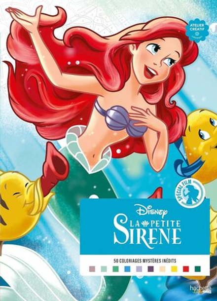 Раскраска по номерам Coloriages mysteres Disney - Специальный фильм: Русалочка - La Petite Sirene, 112стр. (предзаказ 01.04.2025)