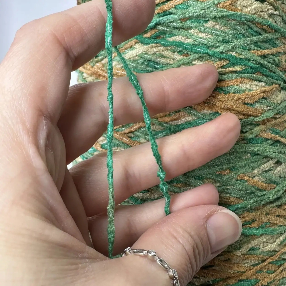 MARYLEBONE - Luxury Selection by Ri.Go; 90% шёлк, 10% п/а; 270м/100гр; col. 671, цвет: зелёный, коричневый, хаки; S709