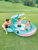Бассейн детский надувной Кит 201х196х91 Intex 57440NP с распылителем