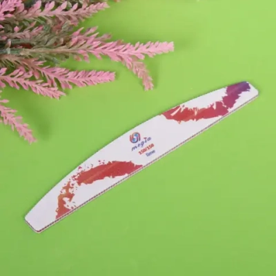 Пилка для ногтей наждачная в пакете «Professional - Gradient» абр. 150/150, полумесяц, цвет в ассортим., 17,8*2,8см