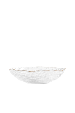 Zara Home блюдо сервировочное из стекла, цвет золотой, 25 см
