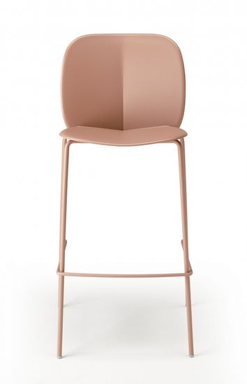 Стул пластиковый полубарный Mentha Go Green