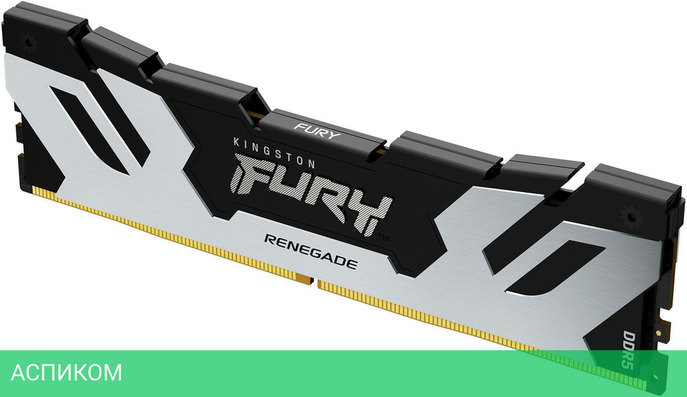 Оперативная память Kingston Fury Renegade Black RTL Gaming DDR5 16GB (KF580C38RS-16)