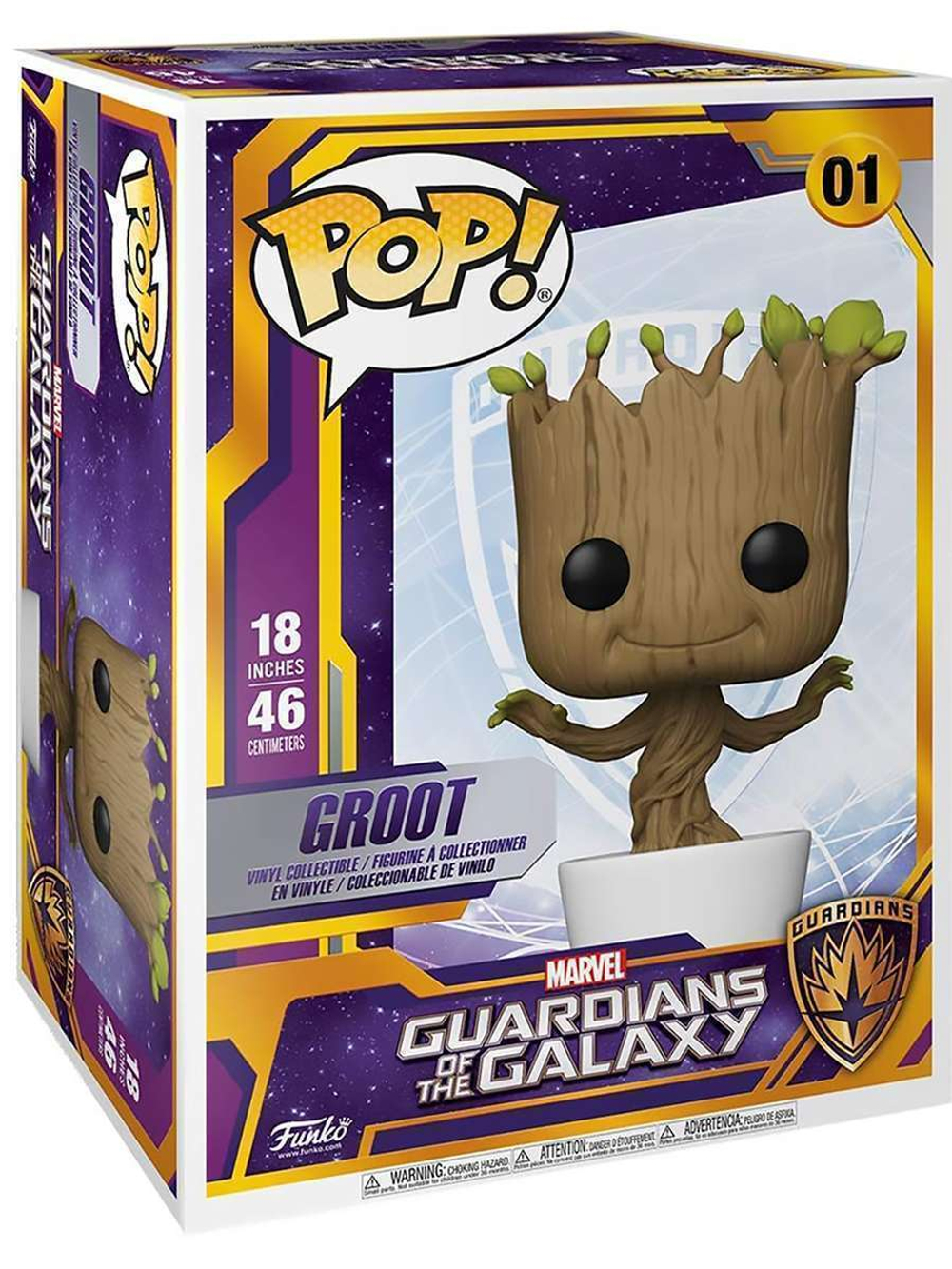 Фигурка Funko POP! Marvel Guardians Of The Galaxy Dancing Groot 18" (01) 50094