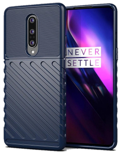 Чехол на OnePlus 8, темно-синий цвет, серии Onyx от Caseport