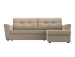 Диван угловой Амстердам Лайт правый угол, Бежевый, Велюр, 112448