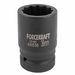 Головка ударная 1'', 36мм (12гр.) FORCEKRAFT FK-48836