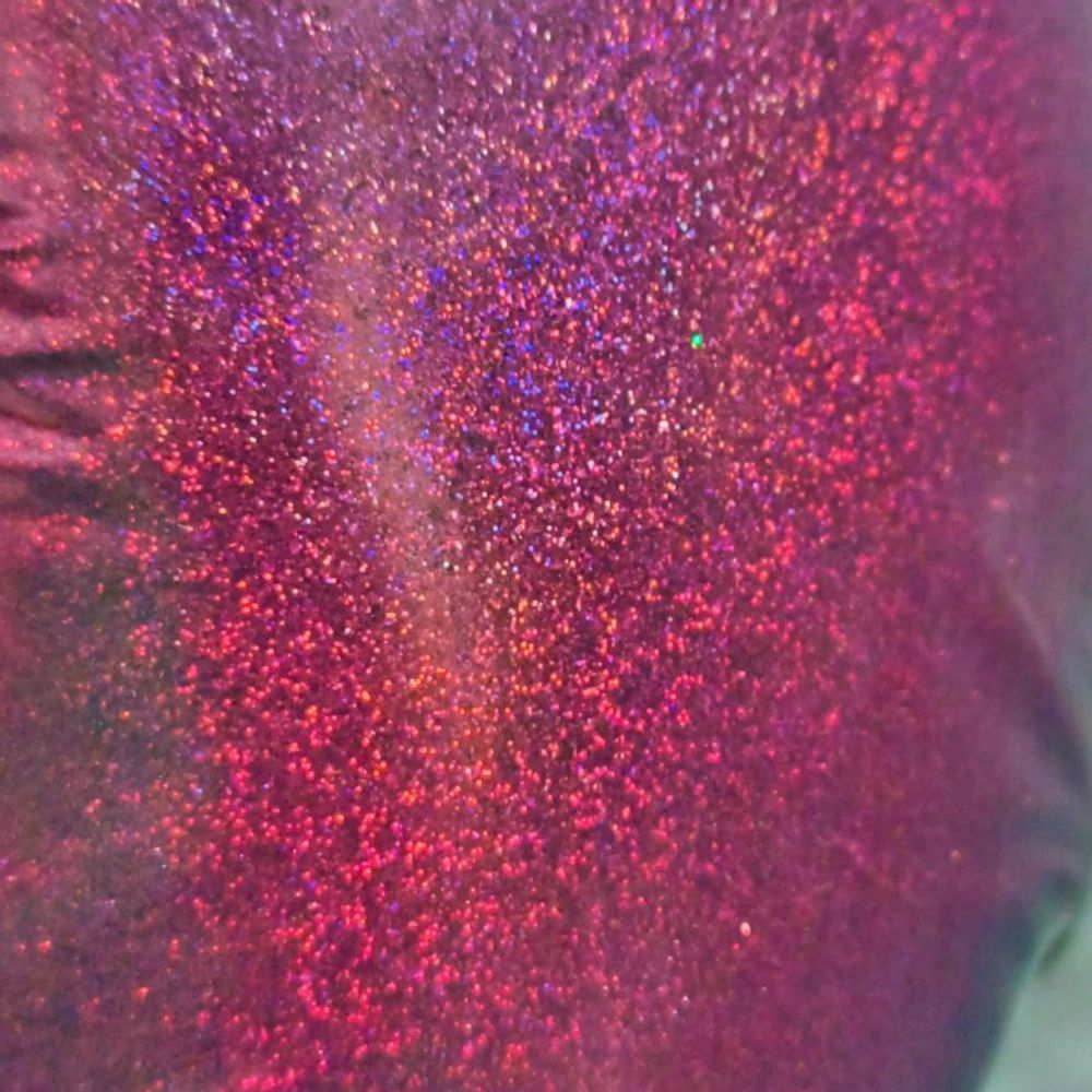 Флейки 806 - Красный голографик металлик для покраски деталей и авто...