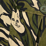 Редкая хлопковая куртка RipnDip из старых коллекций с камуфляжем в виде котиков и вышивкой, М