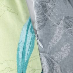 Комплект постельного белья на резинке Делюкс Сатин 100% хлопок «Экзотический сад»