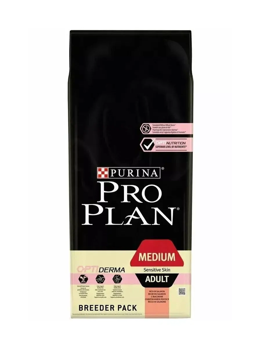 Purina PRO PLAN OPTIDERMA Medium Adult (Пурина Про План Оптидерма) сухой корм лосось 18 кг.