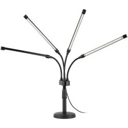 Настольный светильник для растений ЭРА FITO-40W-АLED-Ra полного спектра 40 Вт черный | Интерьерные фито светильники