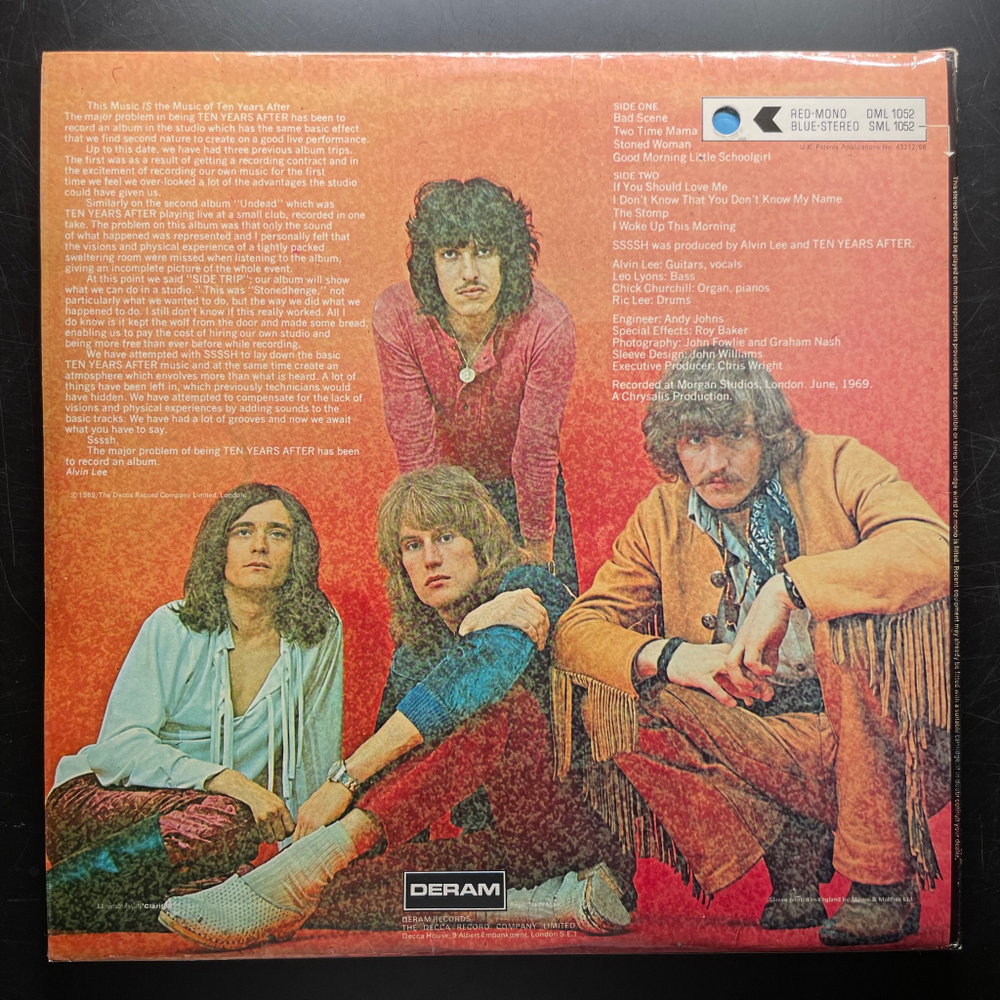 Ten Years After - Ssssh. (UK 1969г.)