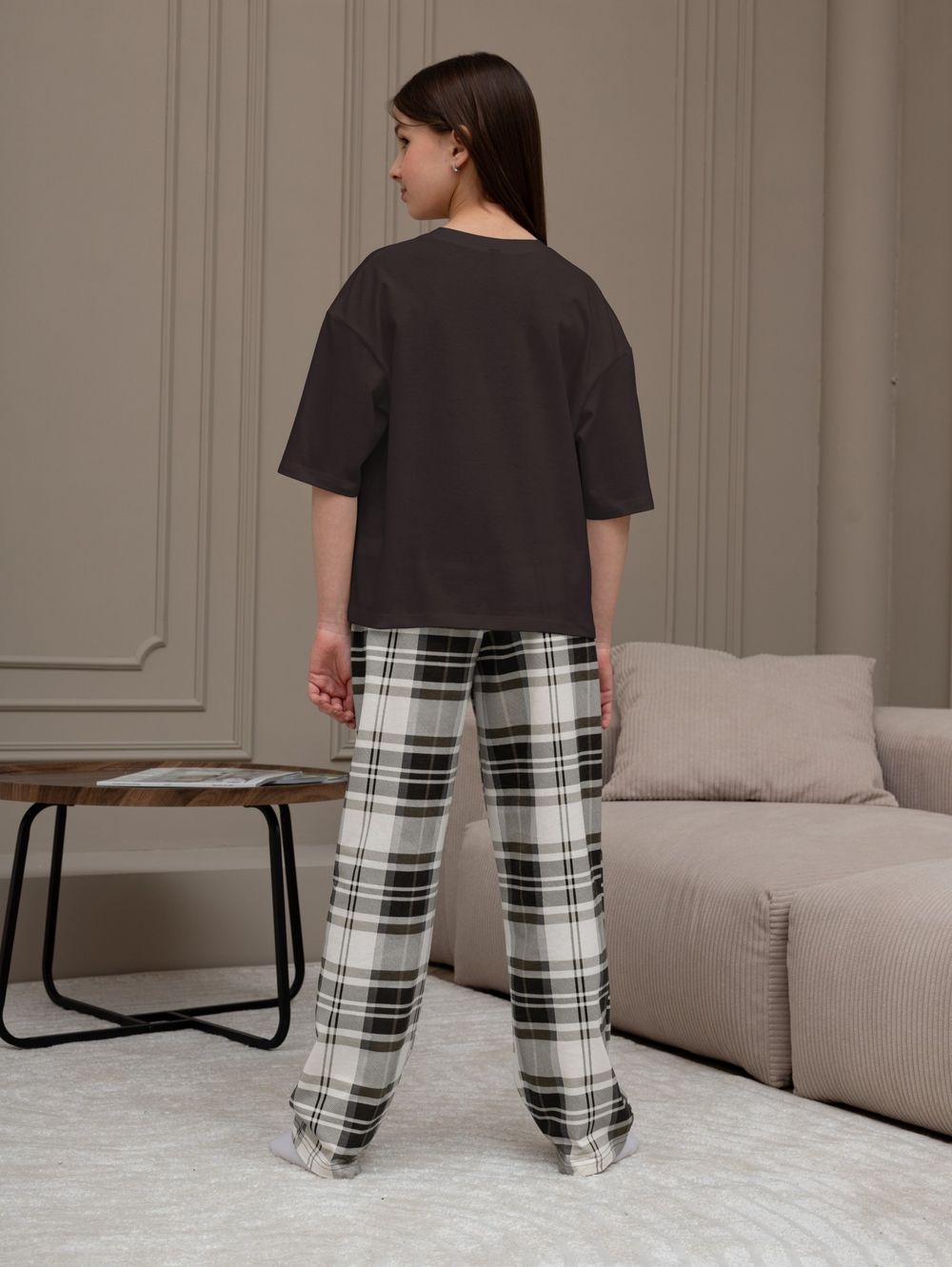 Костюм для девочки Мишель-1 Виотекс КОРИЧНЕВЫЙ