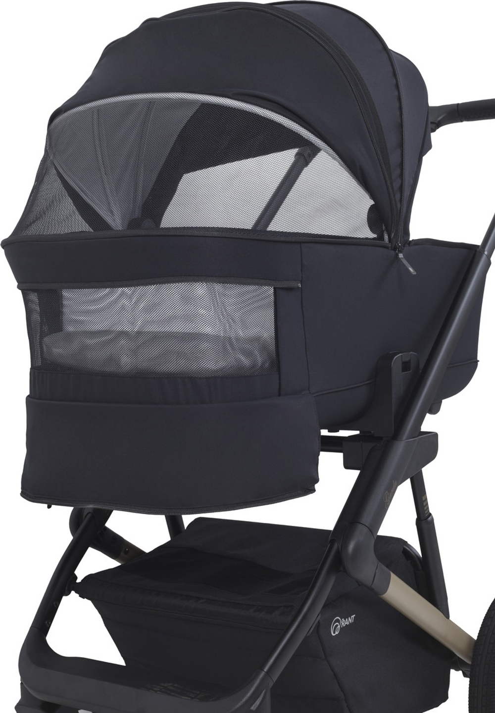 Детская коляска Rant Garda 3 в 1 с автокреслом Miro Black Black