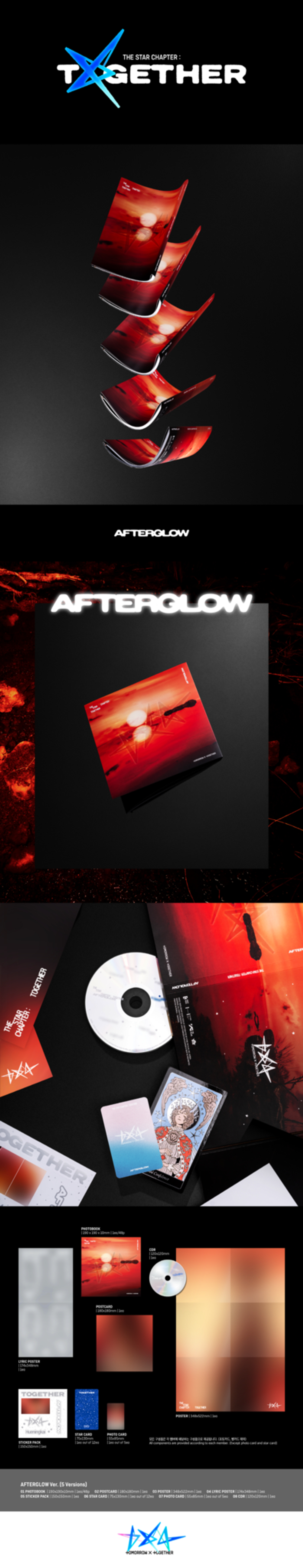 Альбом TXT - THE STAR CHAPTER : TOGETHER (Afterglow Ver.)