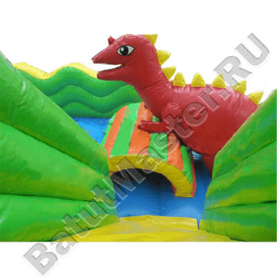 Большой надувной батут "Средневековье" 15*15*5 м