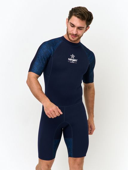 Короткий гидрокостюм Sargan Sport 1011/BL 2 мм синий