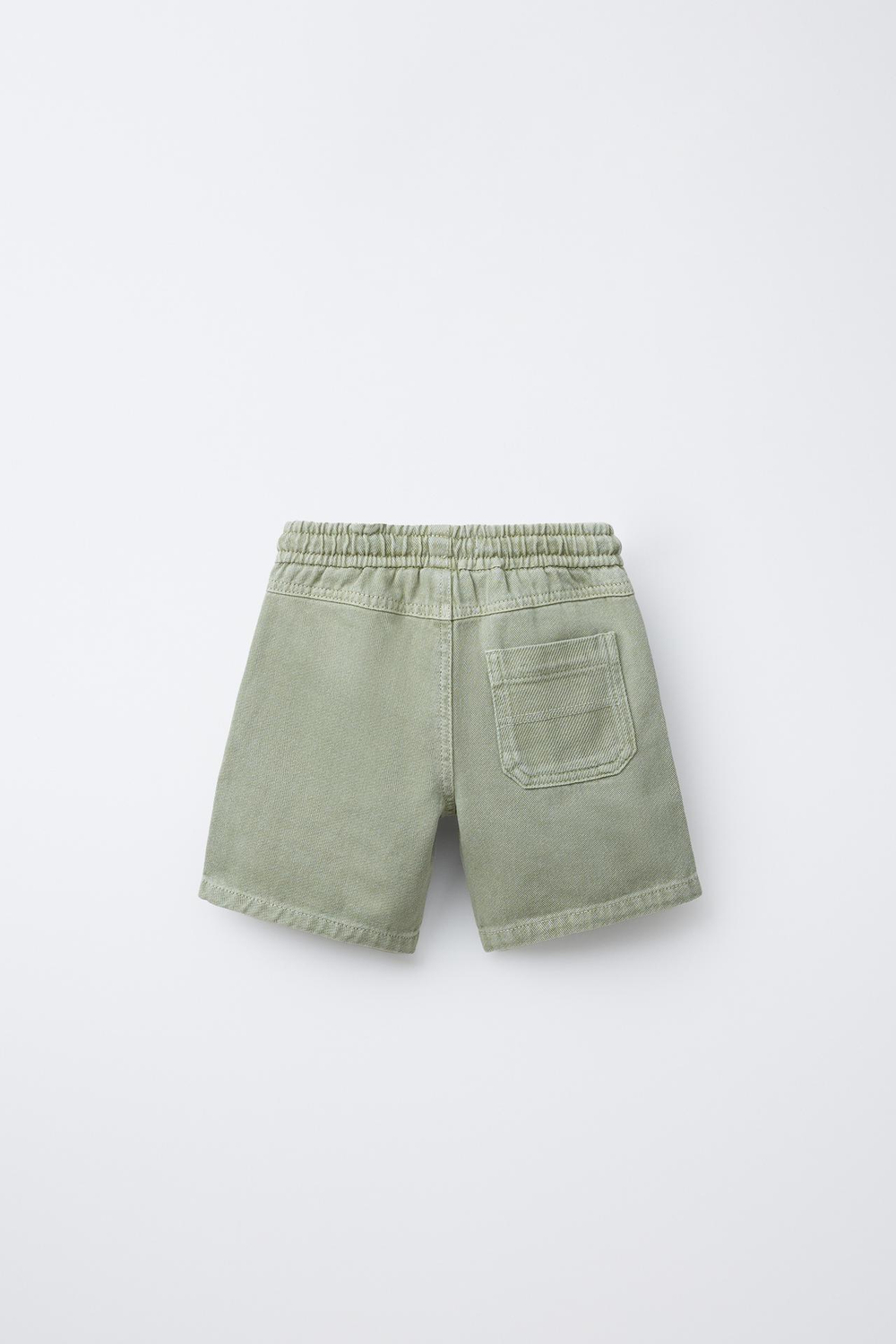 ZARA КОМФОРТНЫЕ ШОРТЫ ИЗ ТВИЛА, СВЕТЛЫЙ ХАКИ