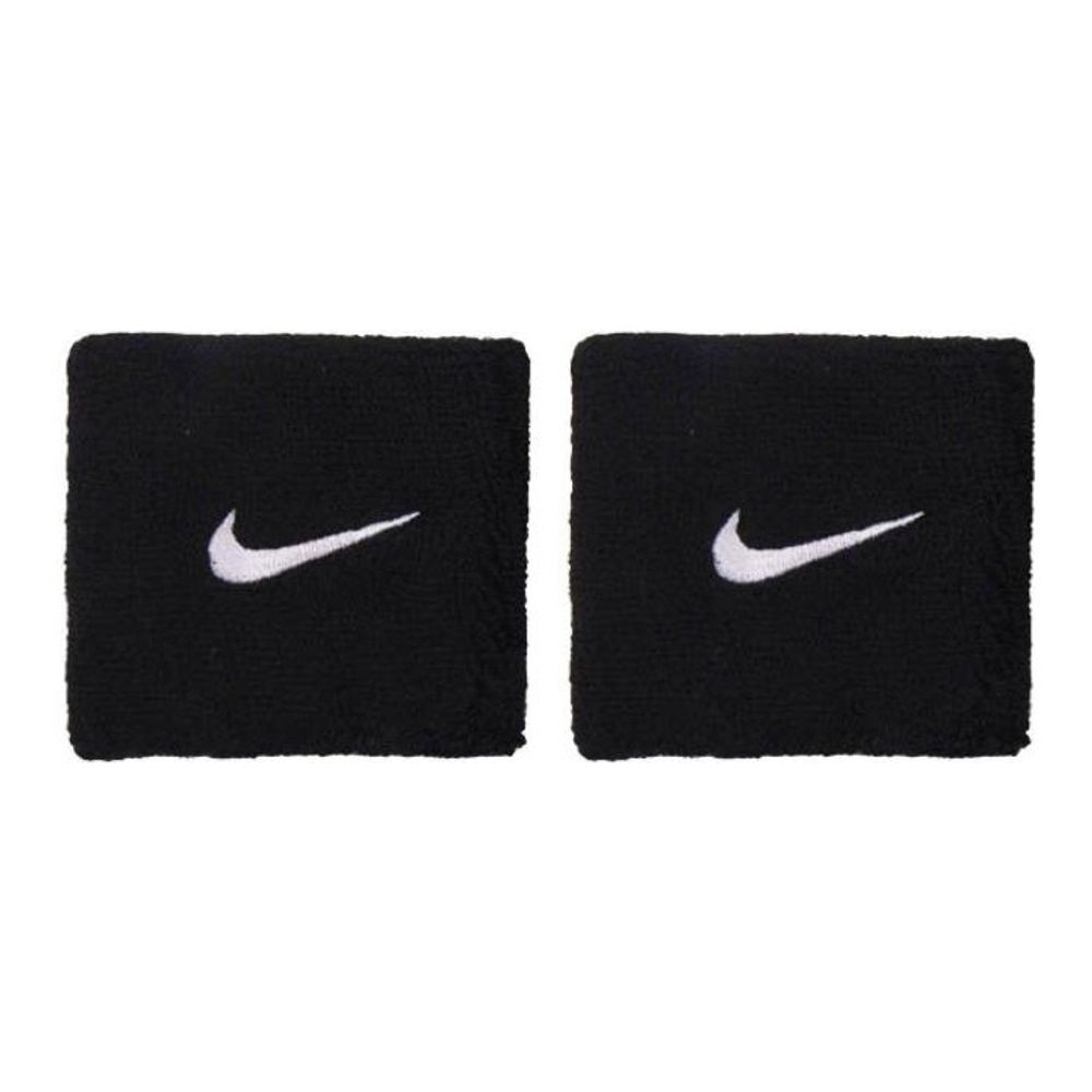 Nike Cotton Polyester Wristbands Unisex Black