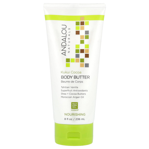 Andalou Naturals, питательное масло для тела, с орехами лумбанга и какао-маслом, 236 мл (8 жидк. унций)