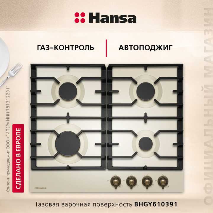 Газовая панель Hansa BHGY610391