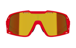 Спортивные очки 720armour Flash / Matte Ferrari Red w/ Ferrari Red Temple / Champion Gold Ti / Cylinder Lens